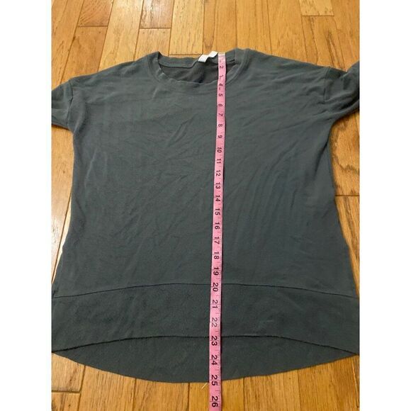 Athleta women's dark grey crew neck pullover with thumb holes sweater size XS - Picture 6 of 8